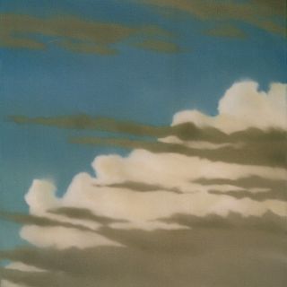 Wolken blau 3, 2000, 92 x 80 cm