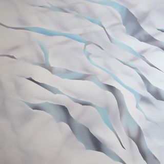 Gletscher 1, 2007, 130 x 150 cm